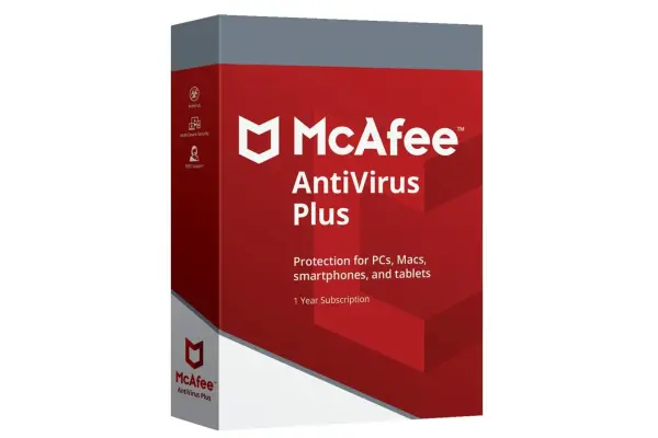 McAfee Antivirus Plus x3 años.